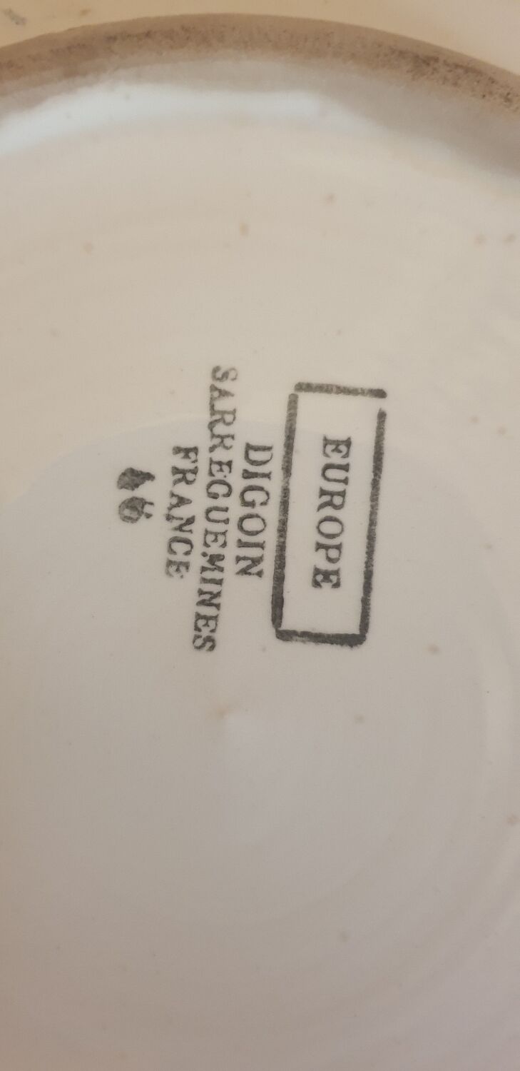 Soupière Digoin sarreguemines