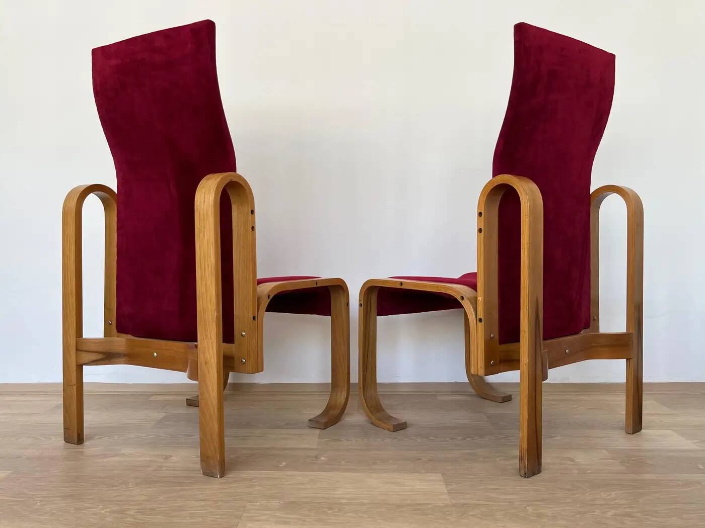 Rare chairs by Jan Bočan for the Czechoslovakian Embassy in Stockholm, 1972