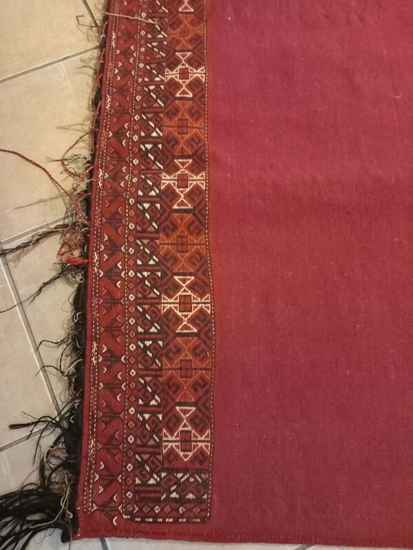 Tapis oriental sacoche selle de dromadaire turkmen 75 cm X 112 cm