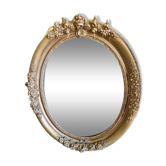 Oval gilt medallion mirror no. 54