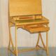Bureau Art Nouveau attribué à Carlo Zen 1902 en érable moucheté