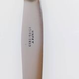 Box of 12 table knives and 12 Christofle dessert knives