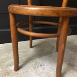 Former wooden and caning child chair