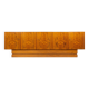 Mid-Century Modern Sideboard, Wood and Travertine, 1970s