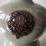 Stoneware lamp base danish midcentury by Knabstrup