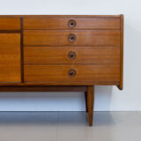 1960s Teak & Afromosia Sideboard designed by Robert Heritage