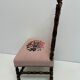 Children's chair Napoleon III wood turned vintage