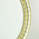 Cristal Arte Italian brass gilded crystal mirror 1960s
