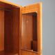 Vintage maple veneer wardrobe, design, Italy, 1950s