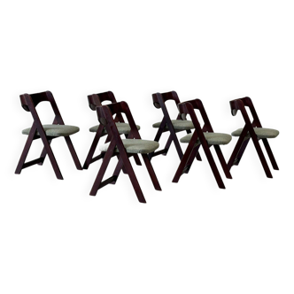 Chaises de salle à manger italiennes du milieu du siècle, années 1960