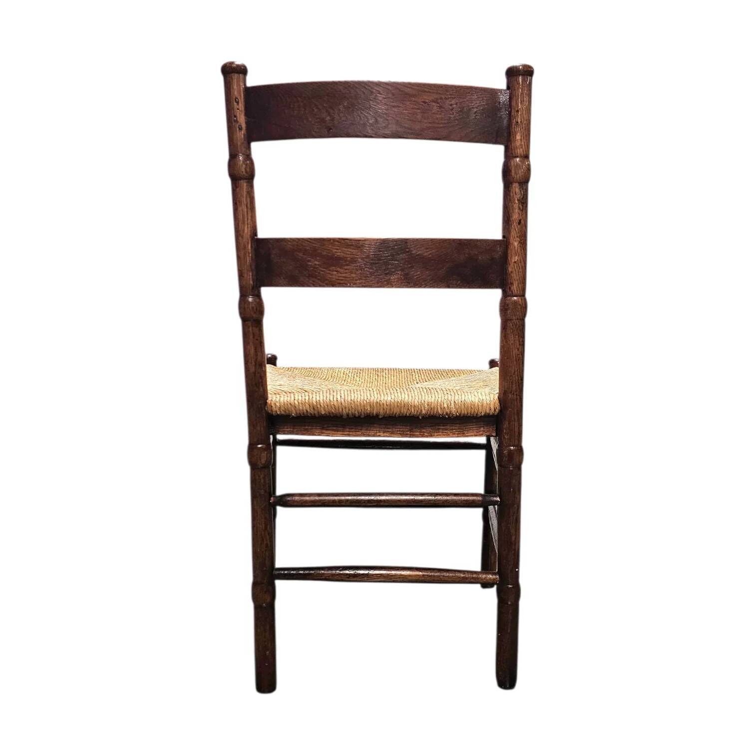 2 chaises en osier Art Déco / École d'Amsterdam / Jac Levee / milieu du siècle