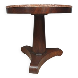 table guéridon empire - acajou
