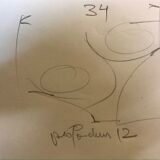 2 lamps 1950 ceramic opaline