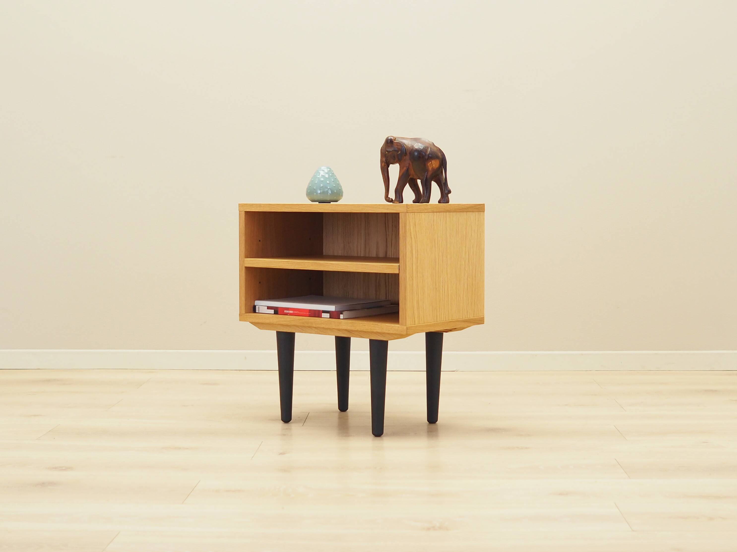Oak bedside table, Scandinavian design