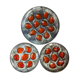 Vintage oyster plates