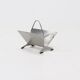 Brushed Steel Magazine Rack 1980s