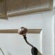 Vintage wall coat rack