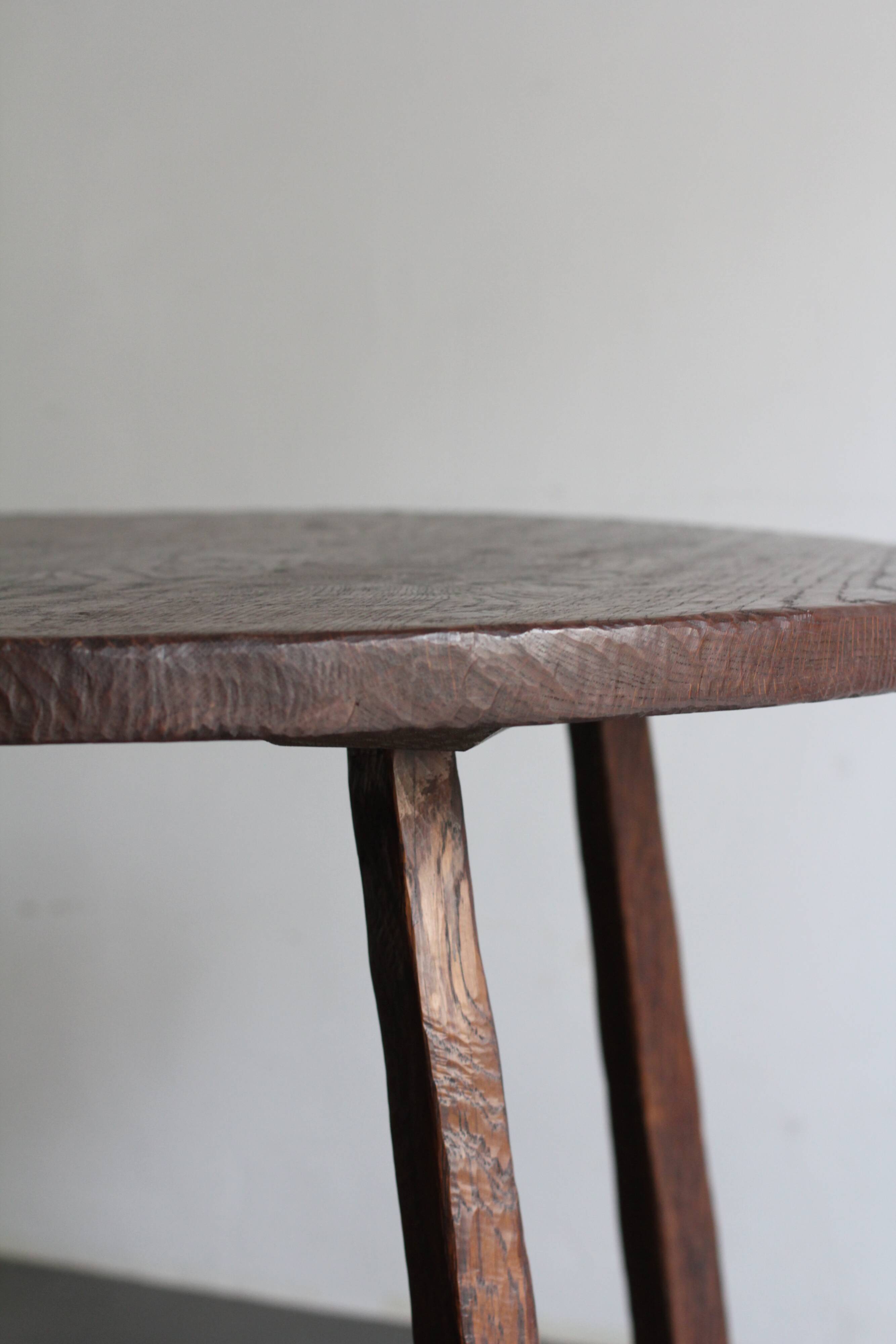 Wabi-sabi wooden table