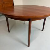 Table de repas a rallonge en teck design scandinave  Niels Otto Moller
