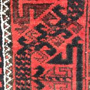 Carpet former Turkmen Belutch done Afghan hand 94 X 184 CM