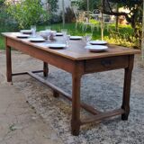 Solid oak farmhouse table