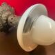 Chandelier Old Art Deco Ceiling Lamp Vintage Lamp Opaline circa 1930