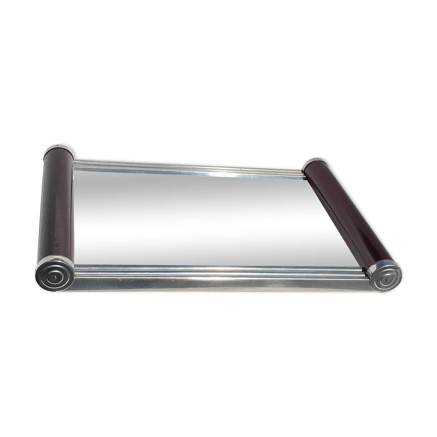 Art deco mirror tray rollers