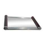 Art deco mirror tray rollers