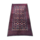 Ancient Beloutch carpet pure hand knotted wool - 197x104cm