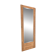 Vintage Art Deco bevelled wardrobe door, solid oak, Azalée.