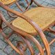 Bentwood & cane cane rocking chair