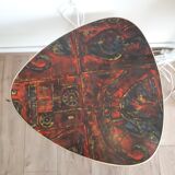 Tripod coffee table, formica tray