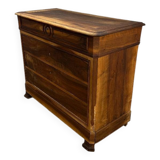 Louis Philippe chest of drawers, airbrushed and oiled
