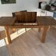 Ethnicraft teak dining table with slice extension