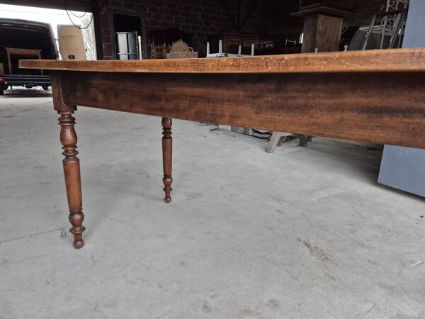 Table de ferme bistrot restaurant en hêtre