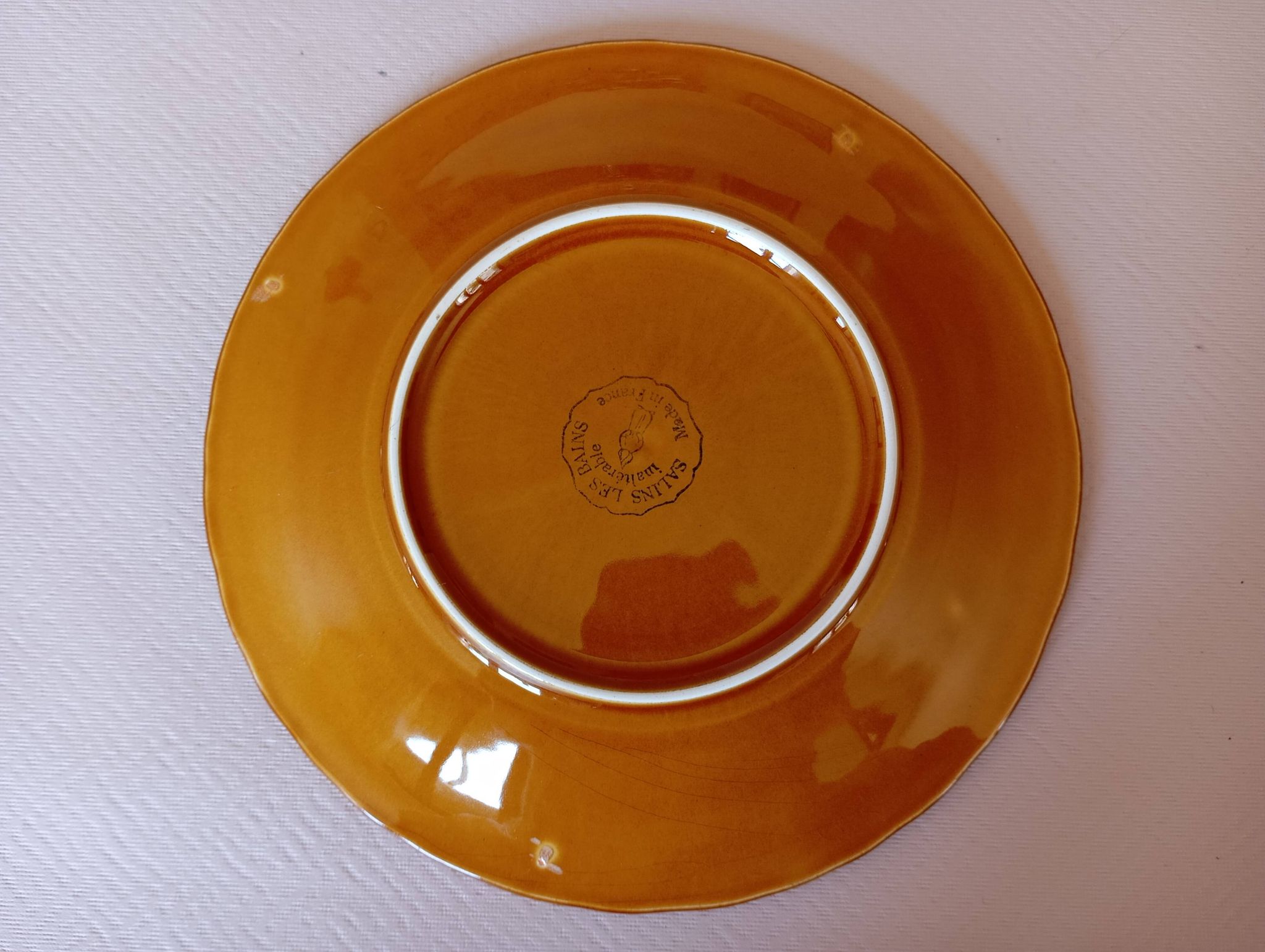 Cake service in slipware Salins les Bains