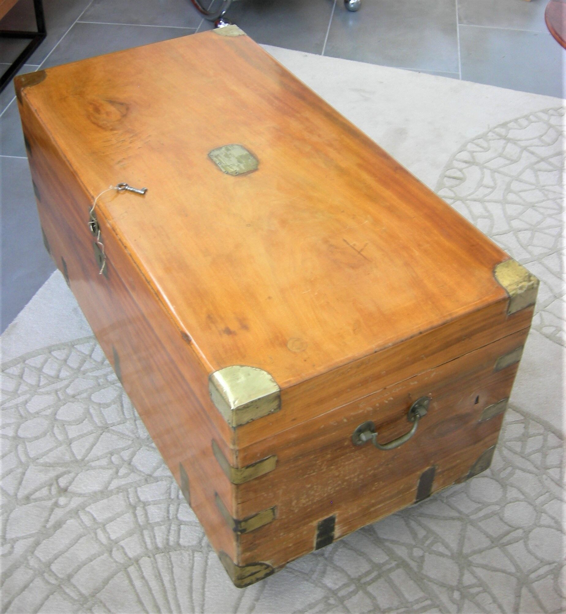 Navy officer's trunk in camphrier