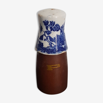 Poivrier breton en bois et porcelaine