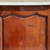 Louis XV Period Chest of Drawers in Mahogany Signed Pierre Roussel, 18th Century