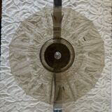 Art Deco smoked glass and aluminum bowl – France, 1935–50s