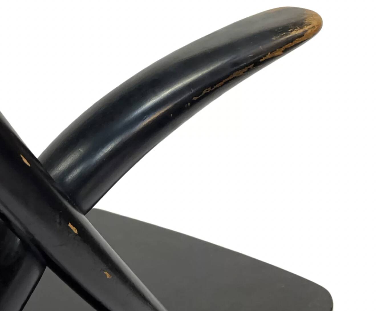 Fauteuil à bascule vintage Illum Wikkelso design danois
