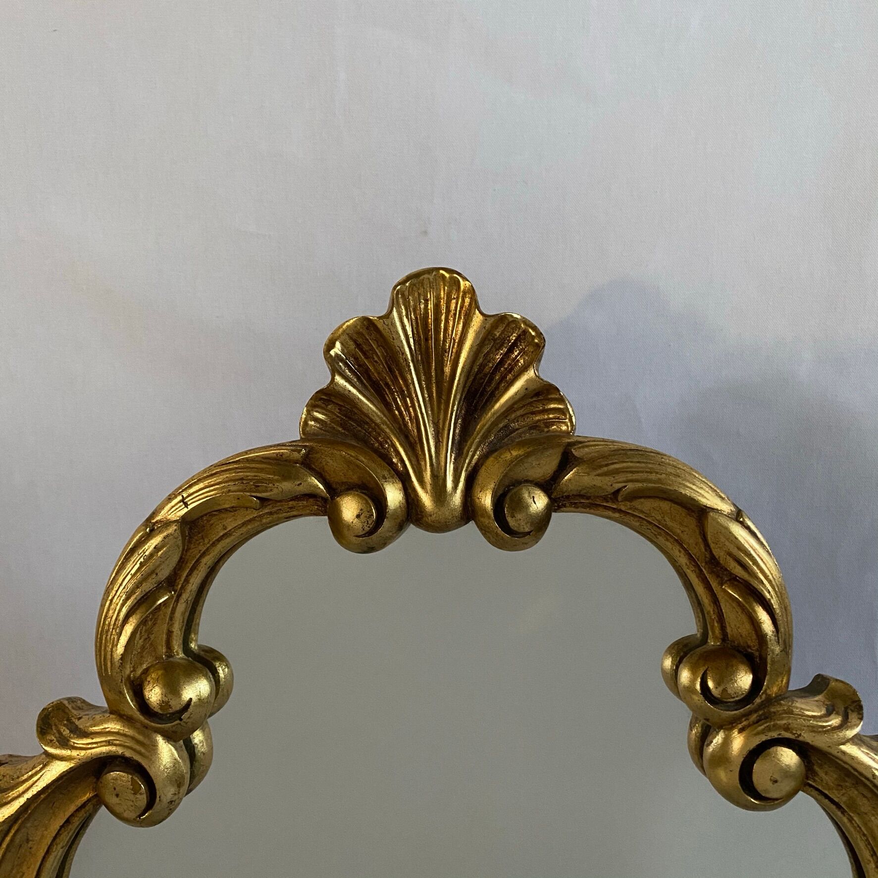 Louis XV-style gold mirror