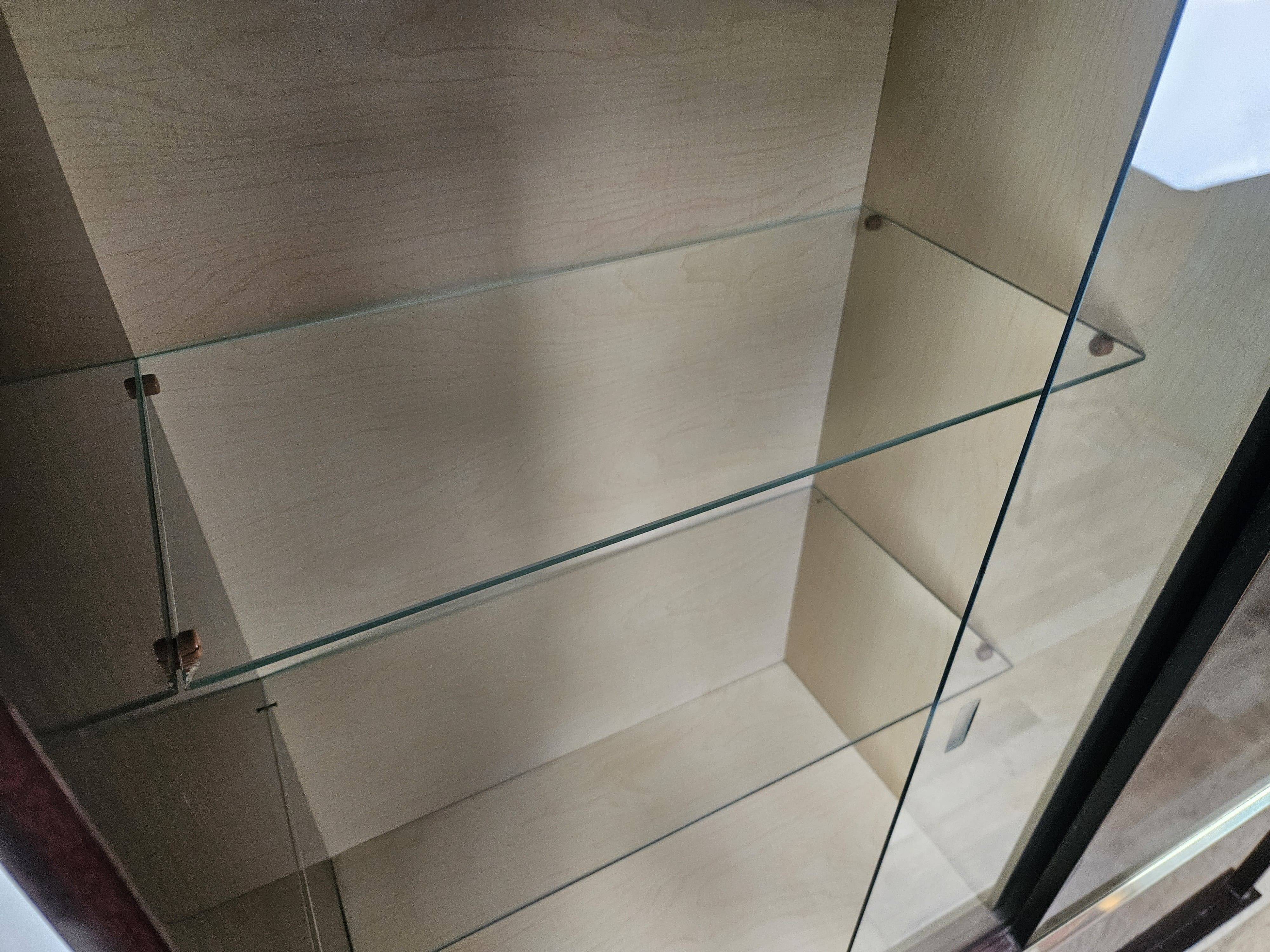 1950s rosewood display cabinet