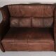 Patinated leather sofa by Gerard van den Berg for Montis, Netherlands, 1970s