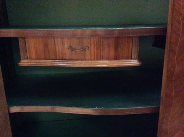 Rosewood marquetry cabinet