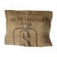 Cushion canvas of Jute black letters "Bag for rent" Deco Loft 35 x 50 cm