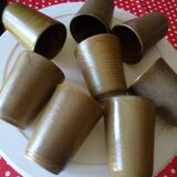 Lot de 8 tasses en grès