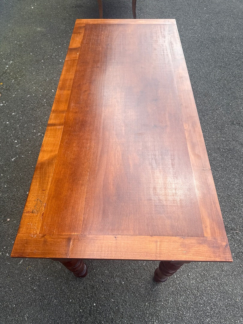 Wooden desk – Louis Philippe style – Furniture – Two drawers