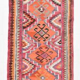 3x10 Vintage Persian Kilim Runner Rug, 97x299Cm