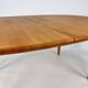 Large Danish Extandable Elm Dining Table, 1990s